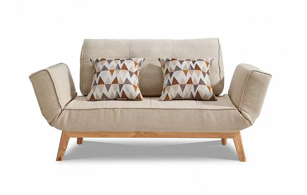 Диван-кровать Meryl, бежевый/коричневый - фото 7