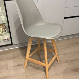 Стул полубарный Ulla (58), серый