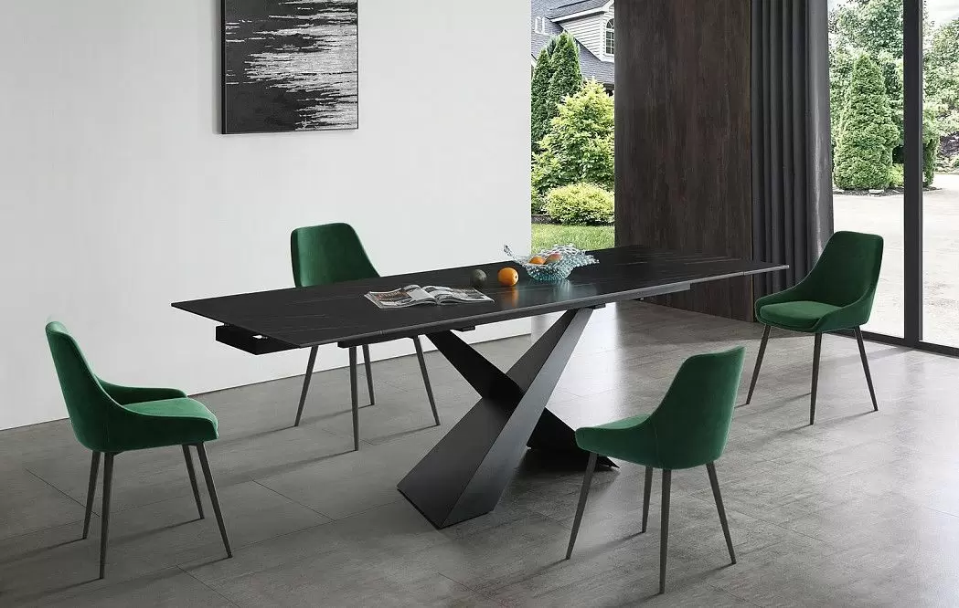 Стол раскладной Savoy 180-240, черная керамика - фото 14