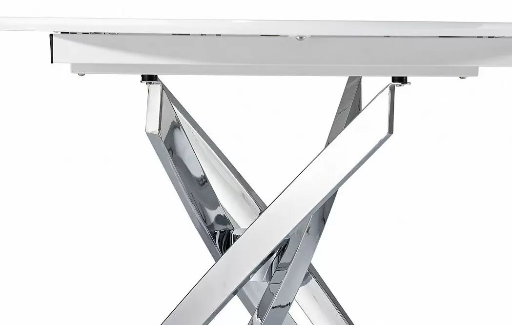 Стол раскладной Charly 100-129, белый/хром - фото 15
