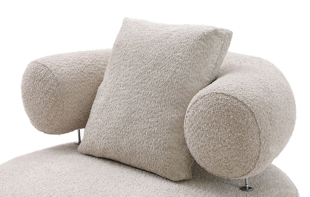 Кресло Olimpia, кремовый/орех - фото 3