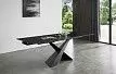 Стол раскладной Savoy 180-240, черная керамика