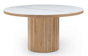 Стол Adriana 150, белая керамика/ясень Стол Adriana 150, белая керамика/ясень