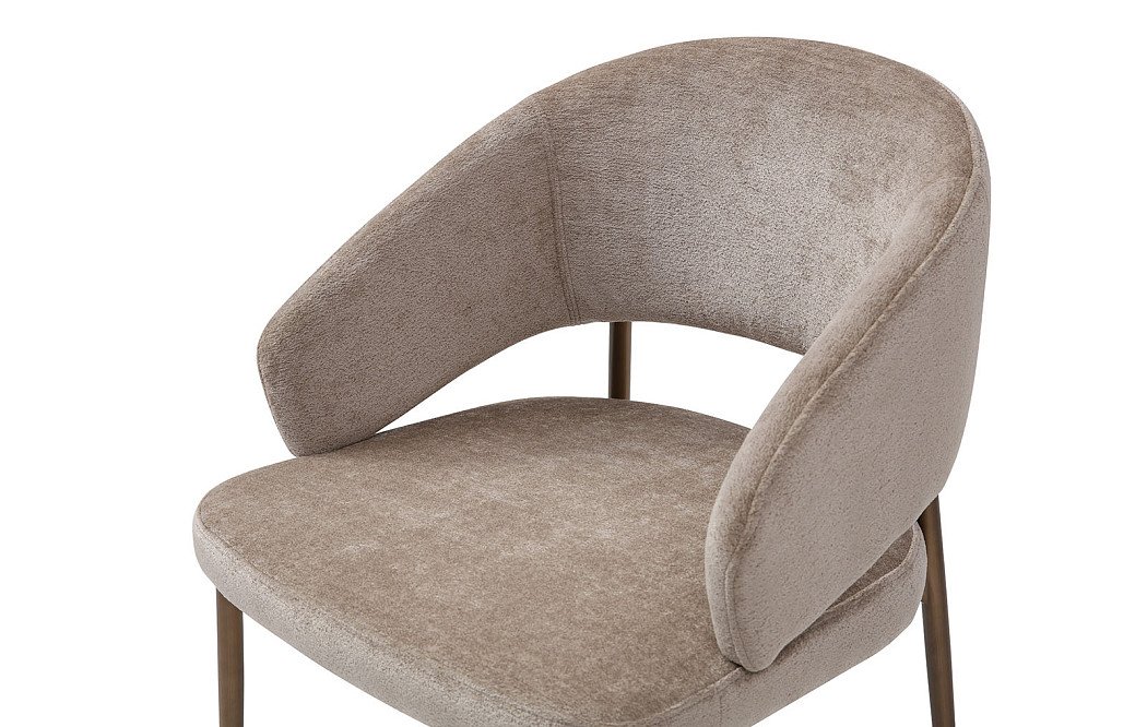 Стул Edgar, темно-бежевый/бронза - фото 9