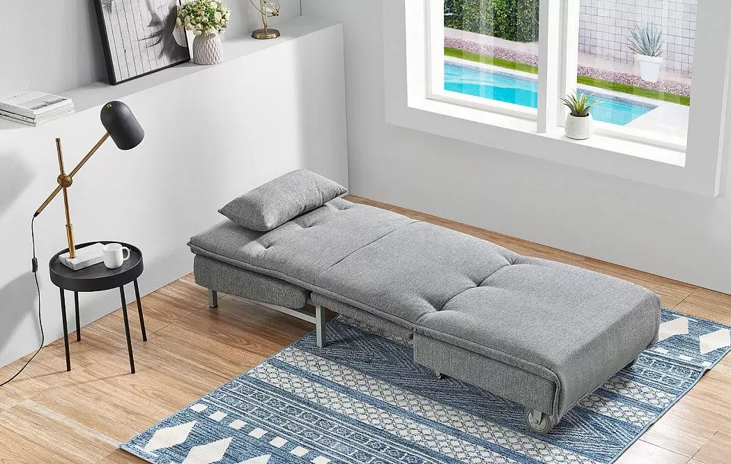 Кресло-кровать Vicky, серый - фото 2