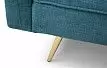 Диван-кровать Madrid, синий/золотые ножки