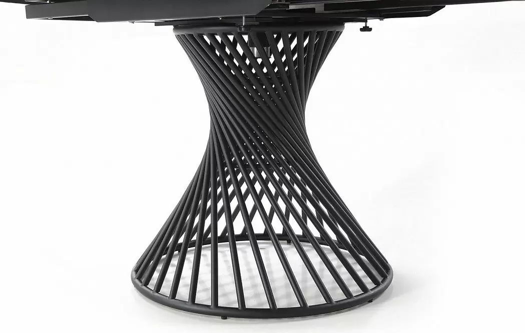 Стол раскладной Tornado 120-180, темная керамика/черный - фото 15