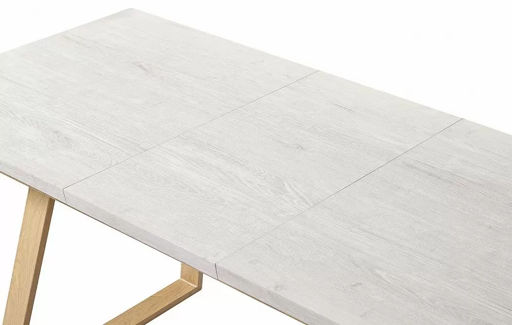 Стол раскладной Norfolk 130-170, светлый дуб/вяз - фото 13