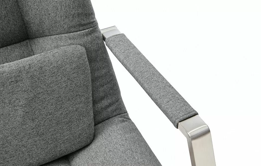 Кресло и оттоманка Taylor, серый - фото 8