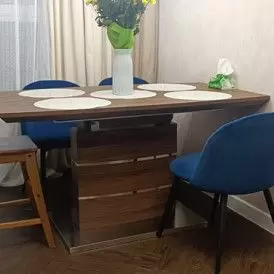 Стул Angela, темно-синий/черный