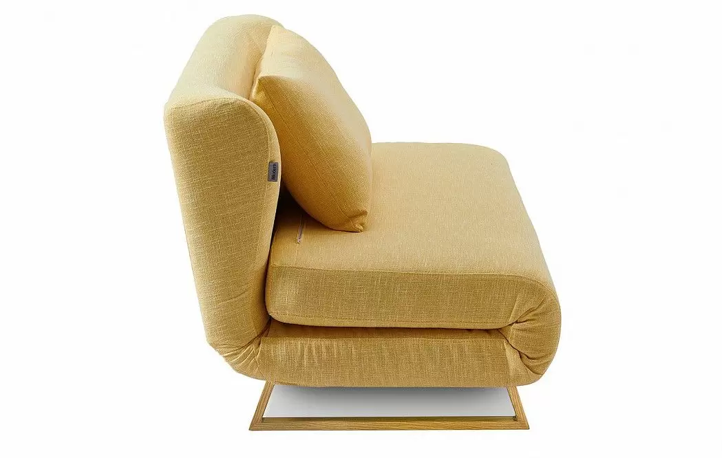 Диван-кровать Rosy 3-х местный, желтый/без принта - фото 9