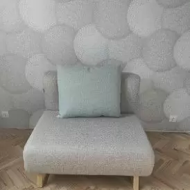 Кресло-кровать Rosy, желтый/без принта