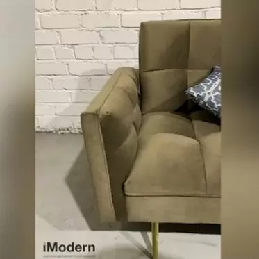 ВИДЕО Диван-кровать Madrid, обзор раскладного дивана в обивке велюр капучино