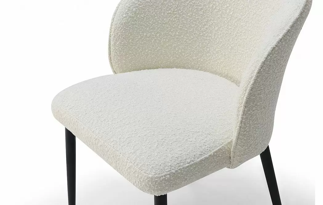 Стул Ornella, белый тедди/черный - фото 9