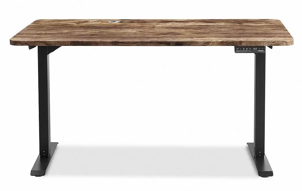 Стол Dallas (140) жженое дерево, регулируемая высота, электропривод - фото 9