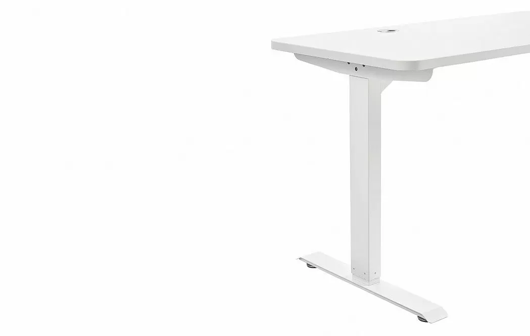 Стол New York (120) белый, регулируемая высота, электропривод - фото 6
