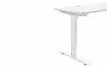 Стол New York (120) белый, регулируемая высота, электропривод