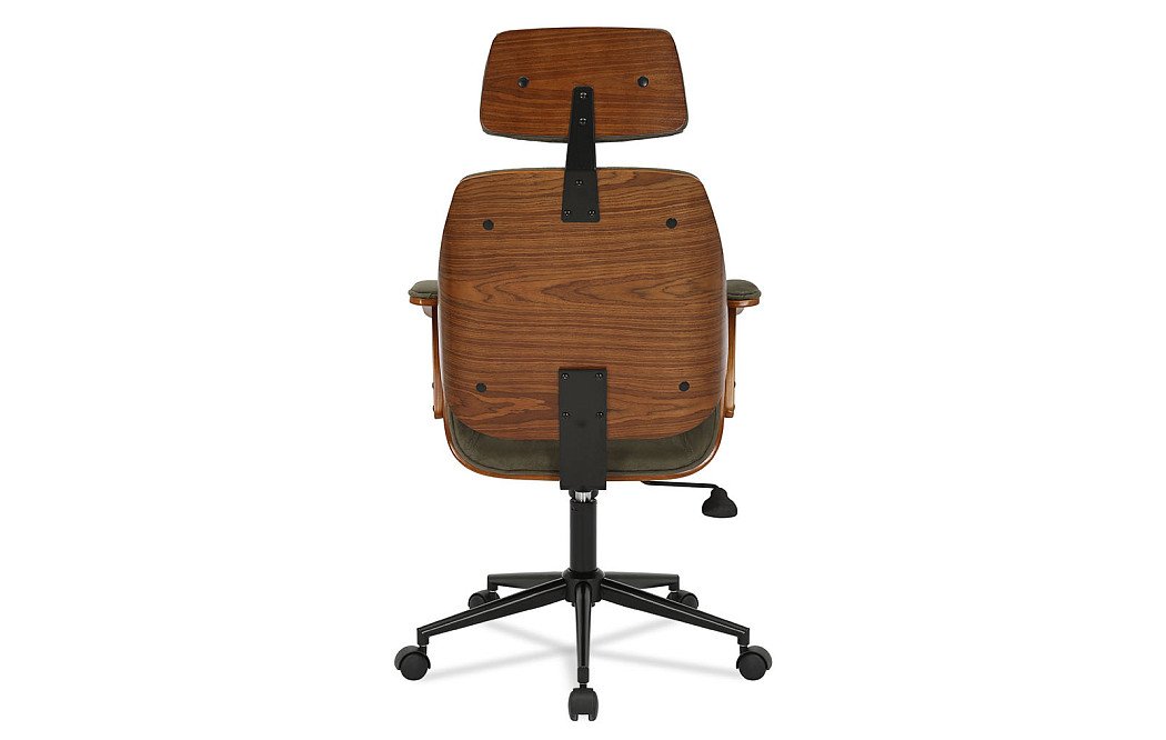 Кресло Benjamin, зеленый/орех - фото 11