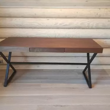 Стол письменный Sydney, орех/черный