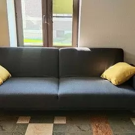 Диван-кровать Soho, графитовый/желтый