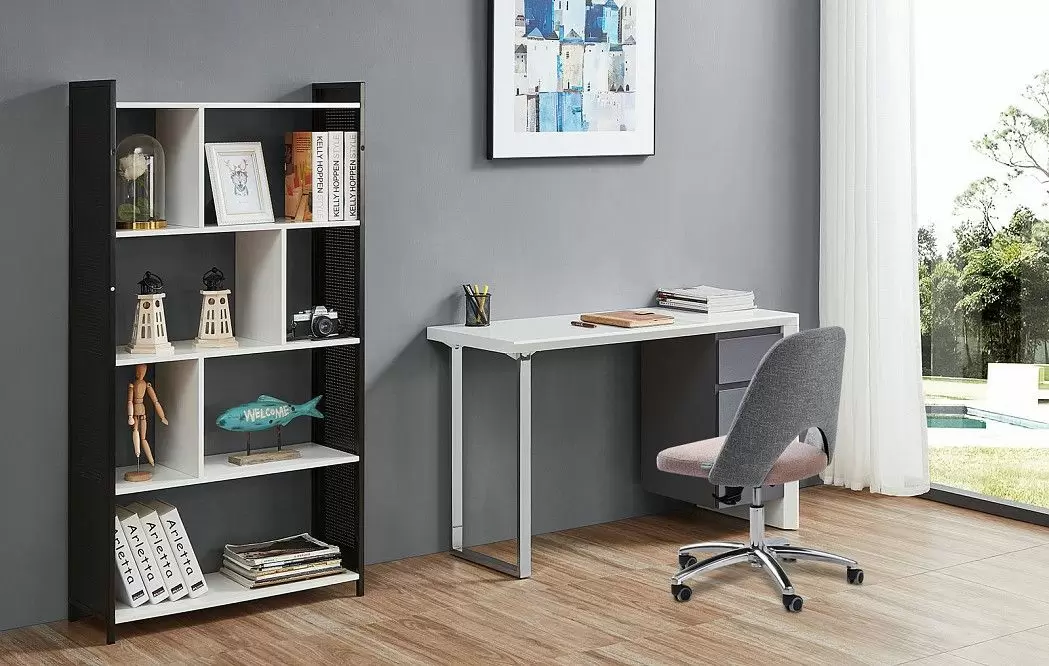 Стол письменный Kepler, белый/серый - фото 10