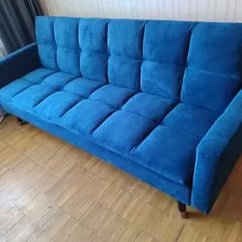 Диван-кровать Felicity, темно-синий/натуральный