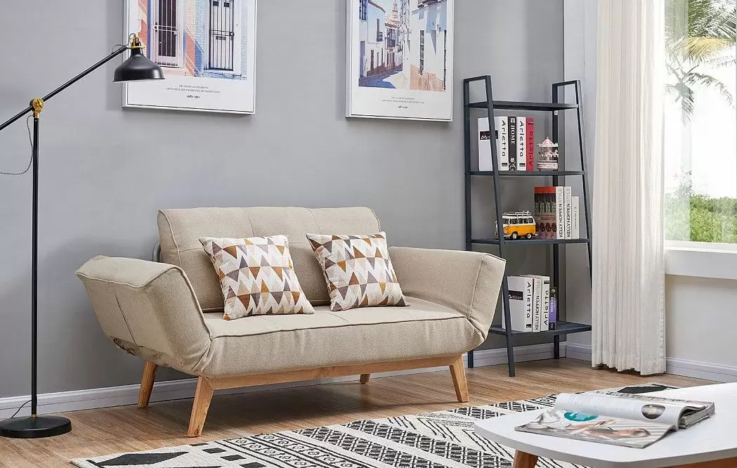 Диван-кровать Meryl, бежевый/коричневый - фото 3