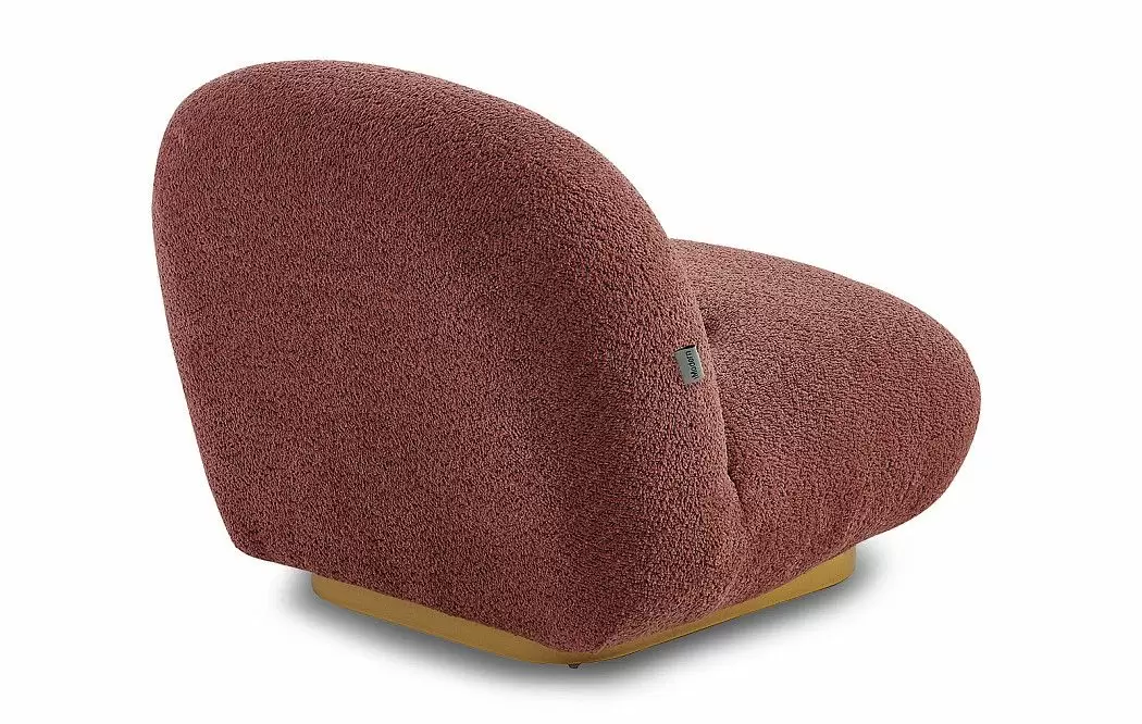 Кресло Cloud, марсала/золото - фото 8