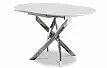 Стол раскладной Charly 100-129, белый/хром