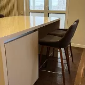 Стул полубарный Joan (65), темно-синий