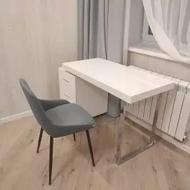 Стул Gerti, серо-голубой/черный