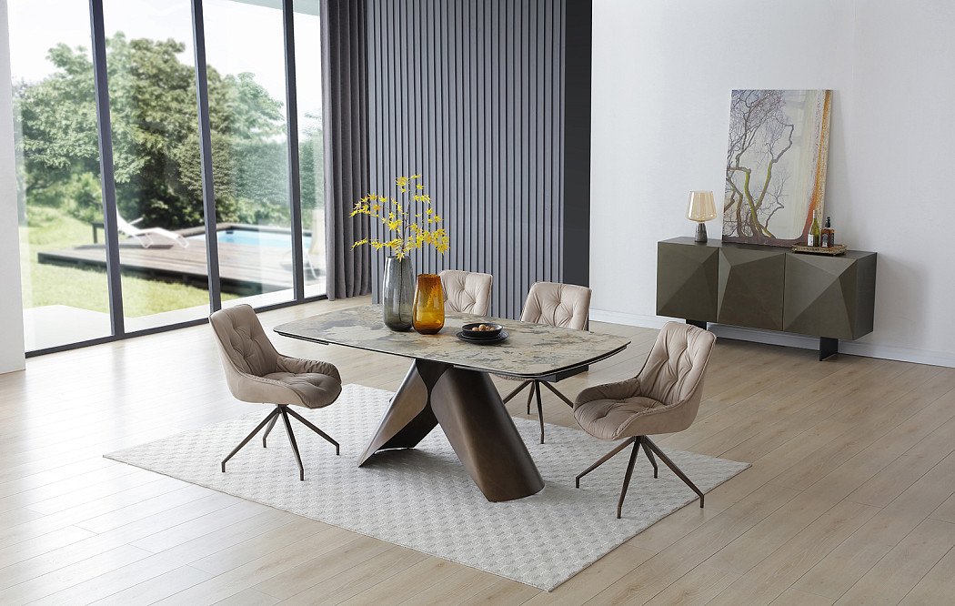 Стол Memphis + 4 стула Joely