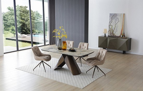 Стол Memphis + 4 стула Joely