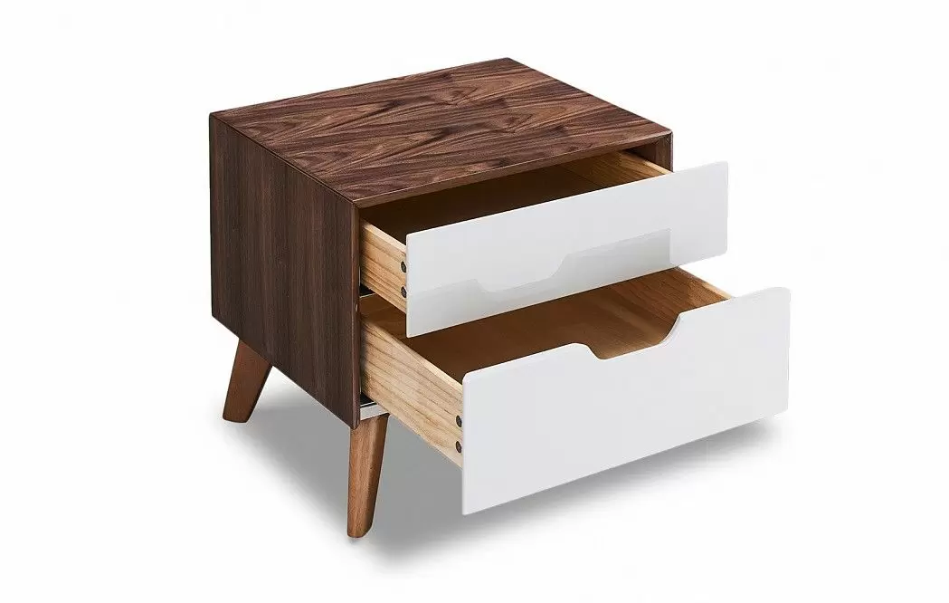 Комплект для спальни Madeira, серо-коричневый/орех/белый - фото 15