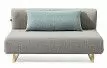 Диван-кровать Rosy 3-х местный, бежевый/мята