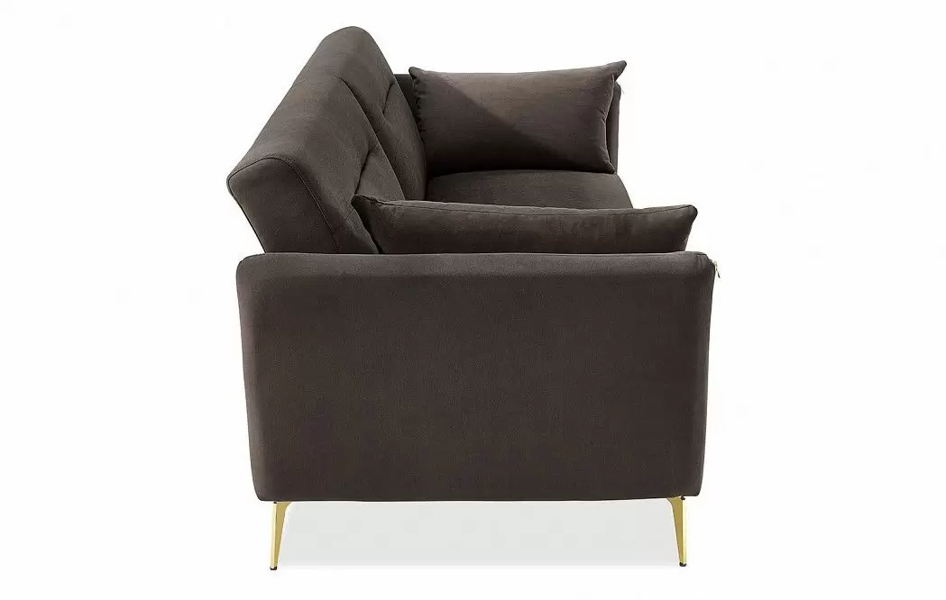 Диван-кровать Liverpool, коричневый/золото - фото 9