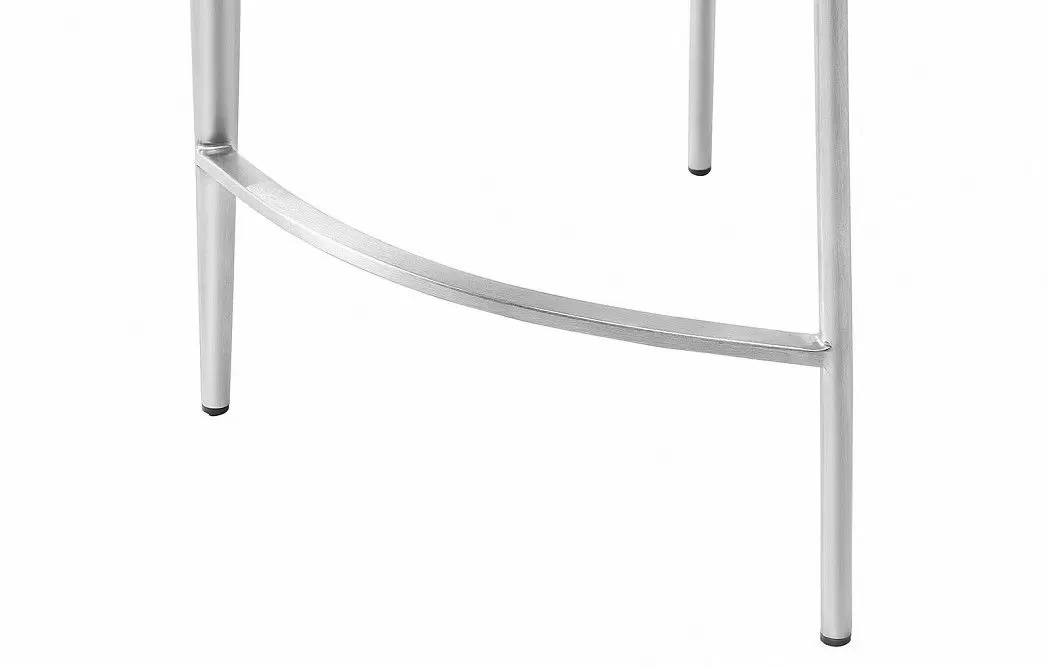 Стул полубарный Peggy (60), коричневый/стальной - фото 4