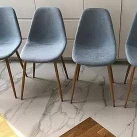 Стул Jackson, голубой/черный