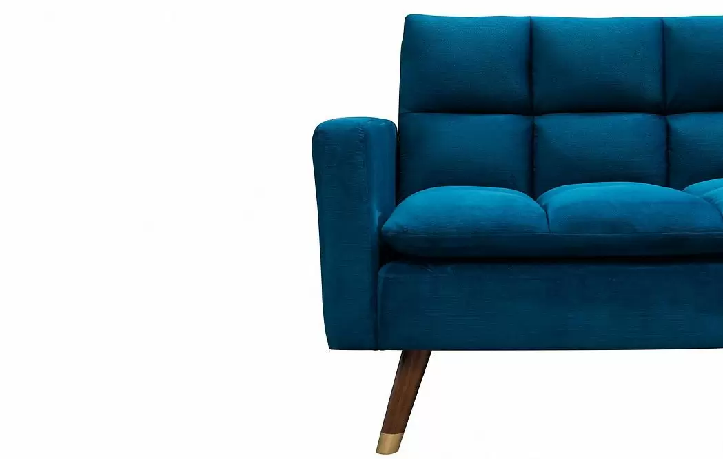 Диван-кровать Felicity, темно-синий/орех - фото 9