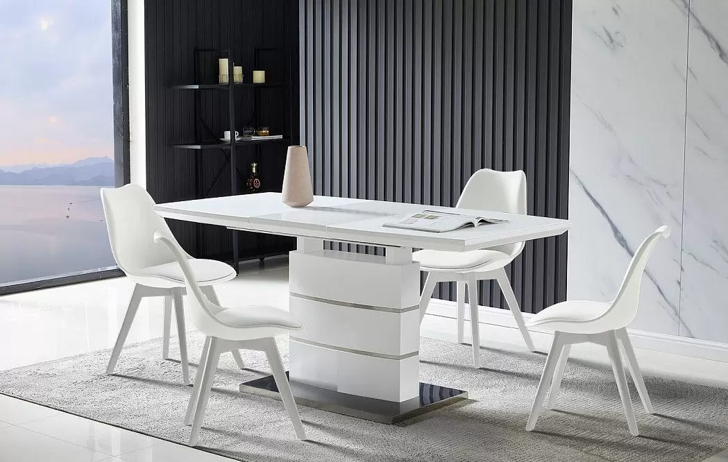 Стол раскладной Verona Glass (120), белый матовый - фото 21