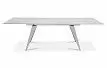 Стол раскладной Ramses 160-230, белый мрамор/хром