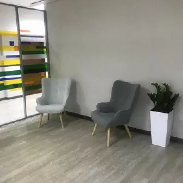 Кресло Hygge, серый/натуральный