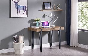 Стол письменный Project, орех/черный Стол письменный Project, орех/черный