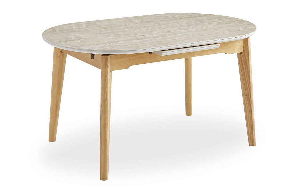 Стол раскладной Elsa 140-180, керамика травертин - фото 5