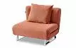 Комплект мягкой мебели Rosy, папайя/хром
