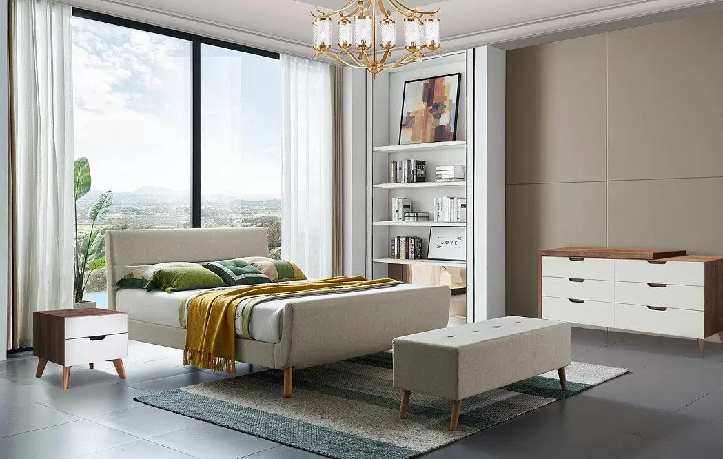 Кровать Borneo, бежевый - фото 3