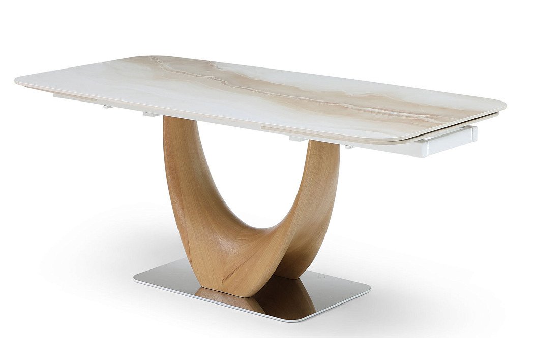 Стол Rimini Ceramic + 4 кремовых стула Simona - фото 7