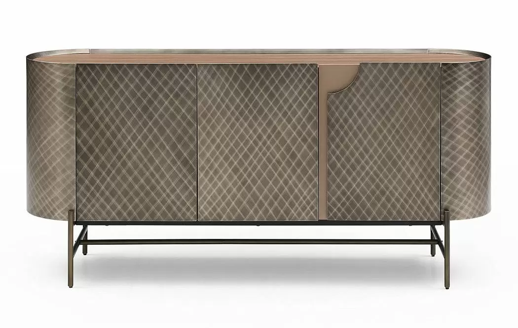 Буфет Emily, орех/бронза