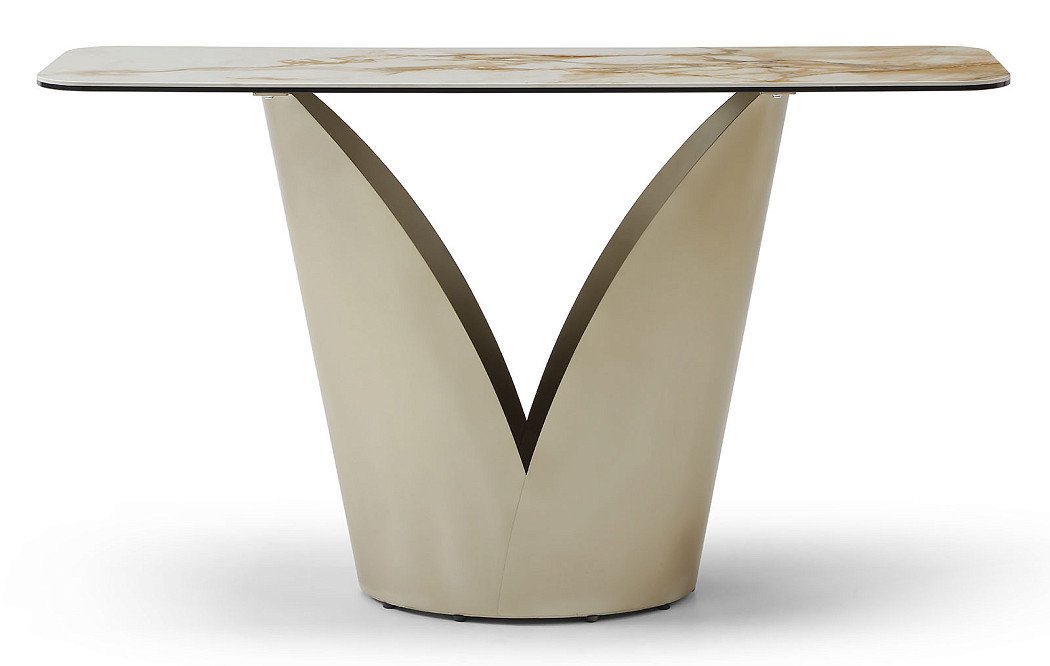 Консоль Tiffany, керамика/шампань - фото 4