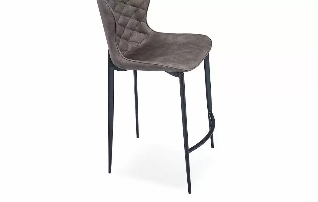 Стул полубарный Peggy (65), матовый коричневый/черный - фото 5